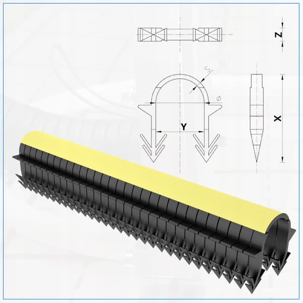 Takinstallator med 2700 40 mm klämma PEX-rör nitpistol