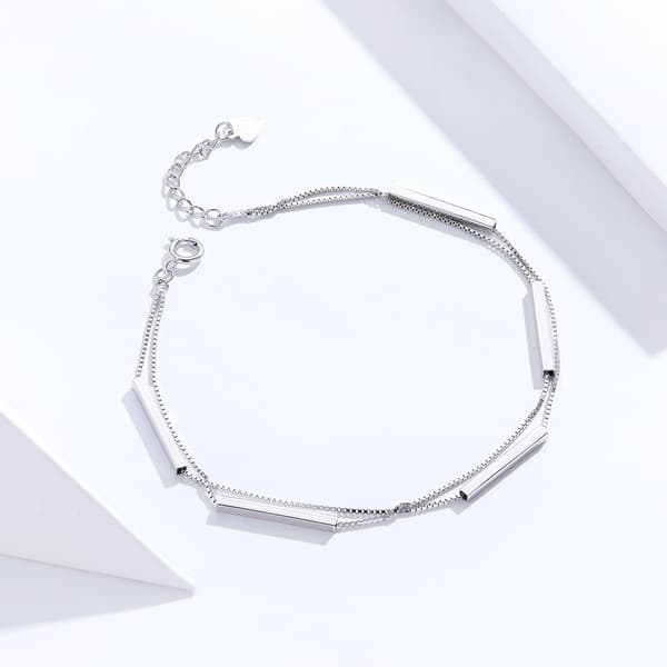 Pulsera Doble CELEBRITY Plata 925