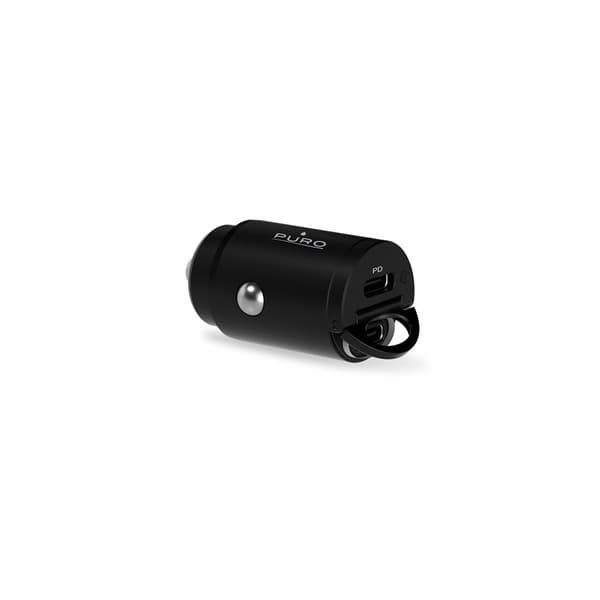 Biloplader 2 x USB-C 30W PD - Sort