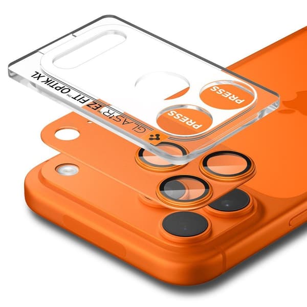 iPhone 17 Pro Max Optik Pro XL Linsglas – Orange