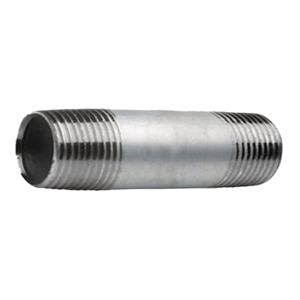 Rörnippel 3/4" tum 20 cm galvaniserad