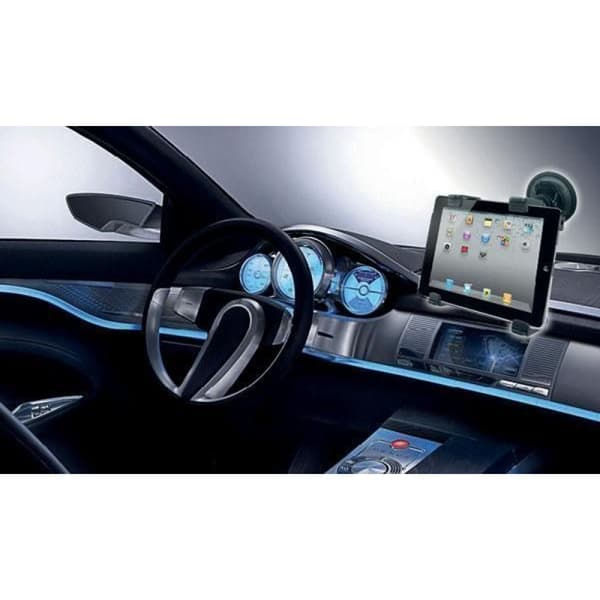 Techly Bilholder til Tablet/iPad 7"-10.1", Forrude, Sort