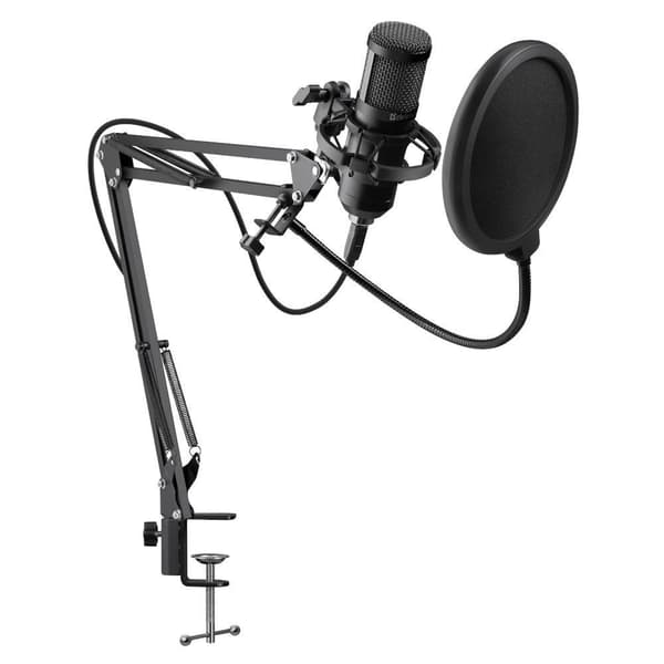Defender SPACE GMC 450 kablet mikrofon med STREAM USB streamingstativ