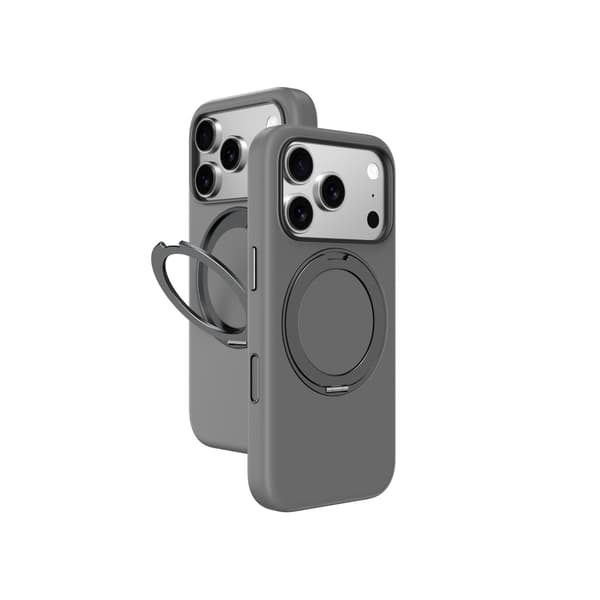 Cloudie iPhone 17 Pro-skal med stativ - Grå