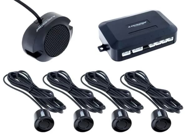 Pysäköintisensorisarja parktronic-kaiuttimella mustat sensorit buzzer