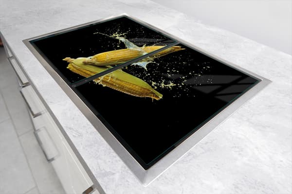 GLASSKYDDSPLÅT 75x52 MAJS