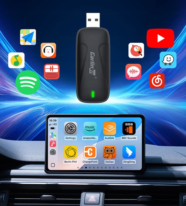 CarlinKit Mini SE X2air Apple CarPlay Android Auto langaton sovitin