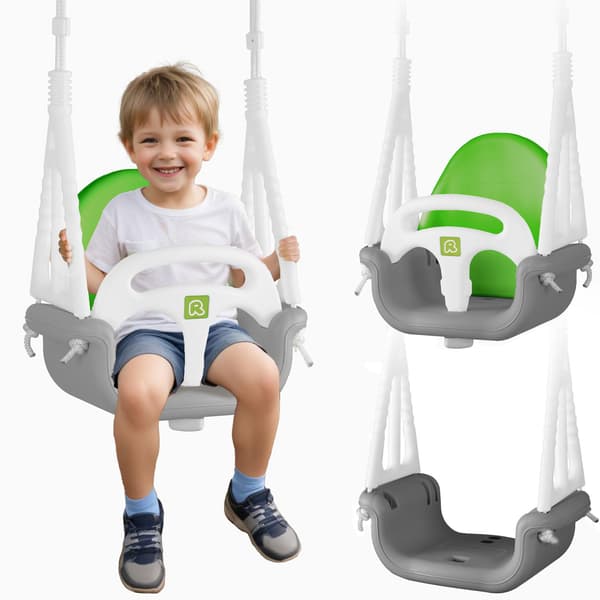 Ricokids 3-i-1 Elefantgunga, Grå och Grön