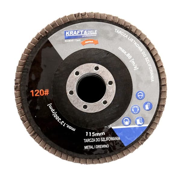 115 mm P120 Lamskive Universal | Kraft&Dele