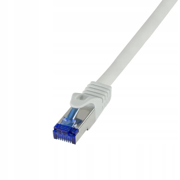 Patchkabel LogiLink C6A012S Cat.6A S/FTP Ultraflex 0,25m grå