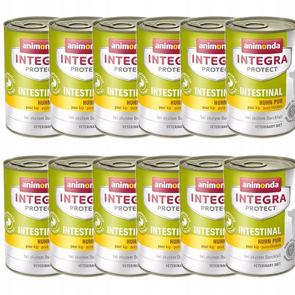 ANIMONDA Integra Protect Intestinal Kyckling våtfoder för hundar burkar 12x400g