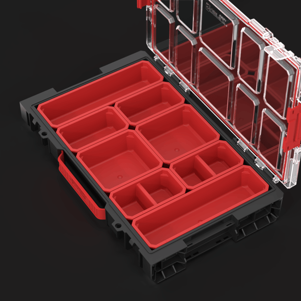 Qbrick system PRO Organizer 100 modulär verktygslåda med lock 5l