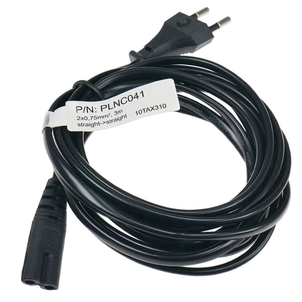 Strømkabel 230V | C7 | lige | 3m