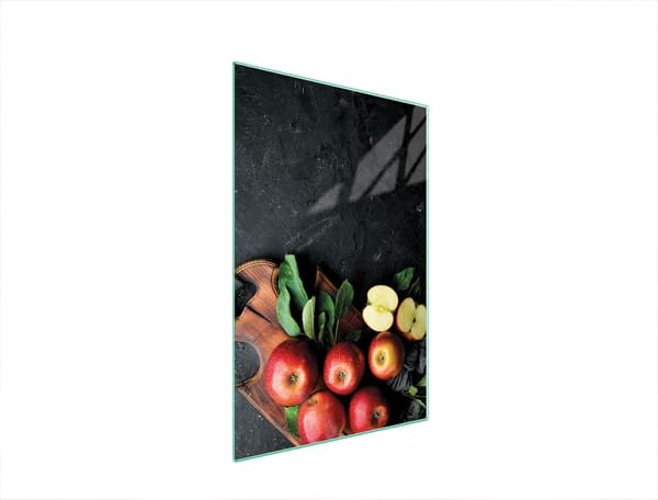 SKÄRBRÄDA I GLAS 35x52 ÄPPLE