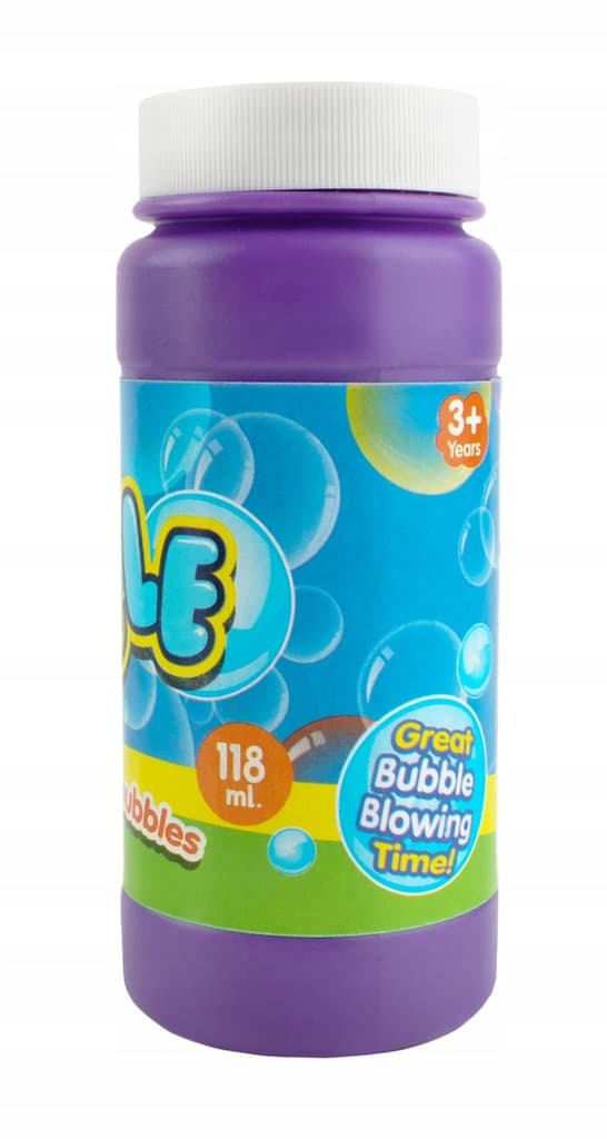 Elektrisk bubbelmaskin + vätska + batterier