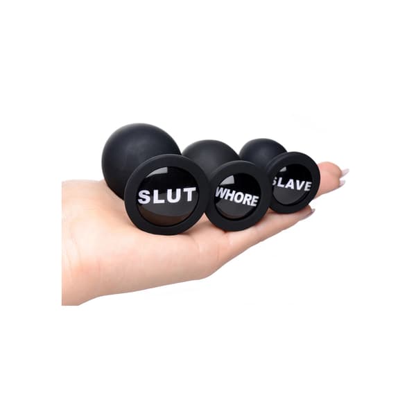 XR Brands Silikon Analplugg Set
