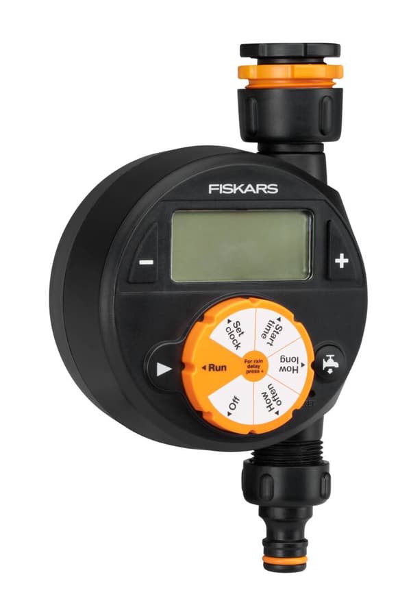 FISKARS batteridriven bevattningsprogrammeringsenhet - LCD-skärm