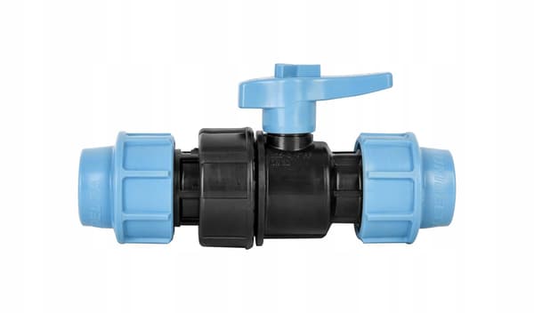 PE-KUGLEVENTIL 40 MM TIL VAND PN16 UNIDELTA