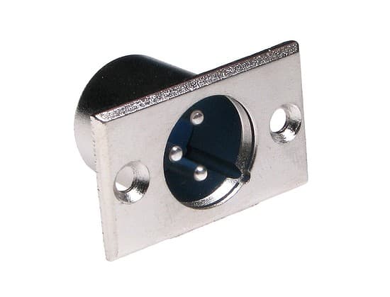 XLR mikrofonstik, 3-bens kabinetmontering