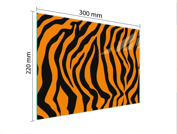 GLASSKÆREBRÆT 30x22 TIGER