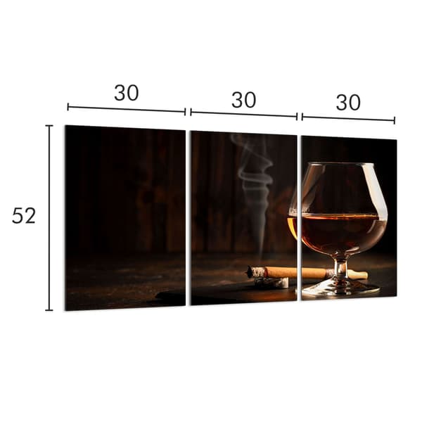 Skyddsplatta i glas för spis 3x30x52