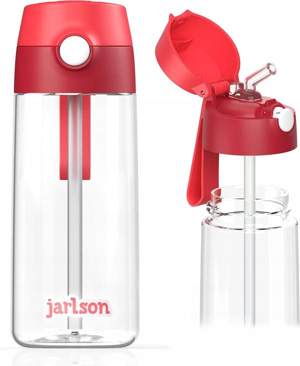 JARLSON punainen EMI-pullo 500ml TRITAN