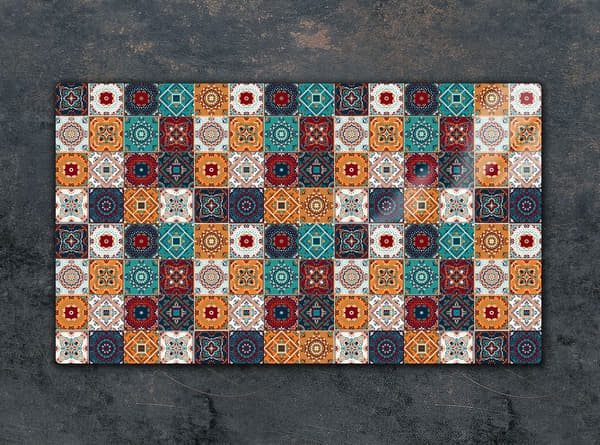 GLAS SKÄRBRÄDA 52x30 MOSAIK