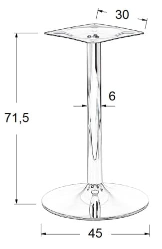 SH-4005 krom - 45 cm