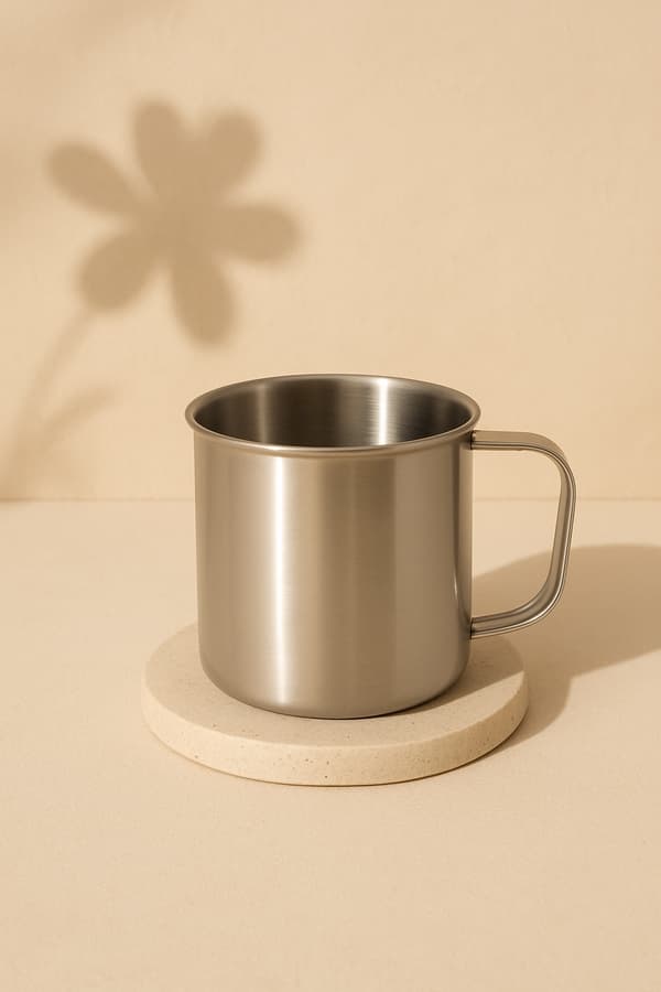Stålkopbeholder til smeltevoks 550 ml