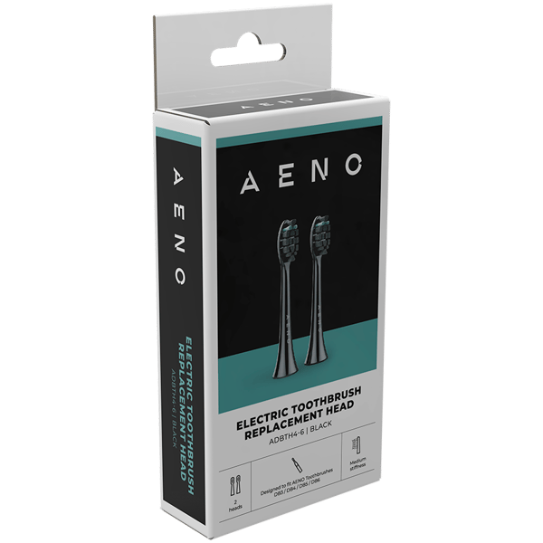 AENO ADBTH4-6 Tandbørstehoveder DB3 / DB4 / DB5 / DB6 Sorte 2 stk.