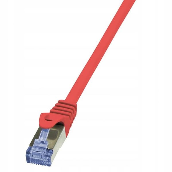 LogiLink CQ3014S Cat.6A S/FTP patchkabel 0,25m rød