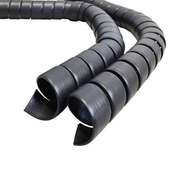 WN70 60-70mm sort spiralslangedæksel