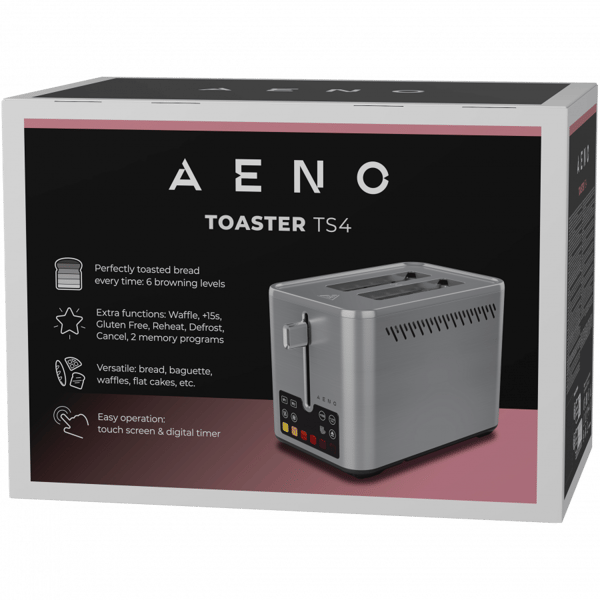 AENO TS4 Touch Toaster 6 niveauer hukommelsesprogrammer