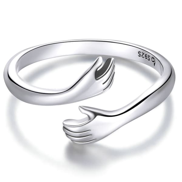 Anillo de plata 925 Manos Anillo de plata