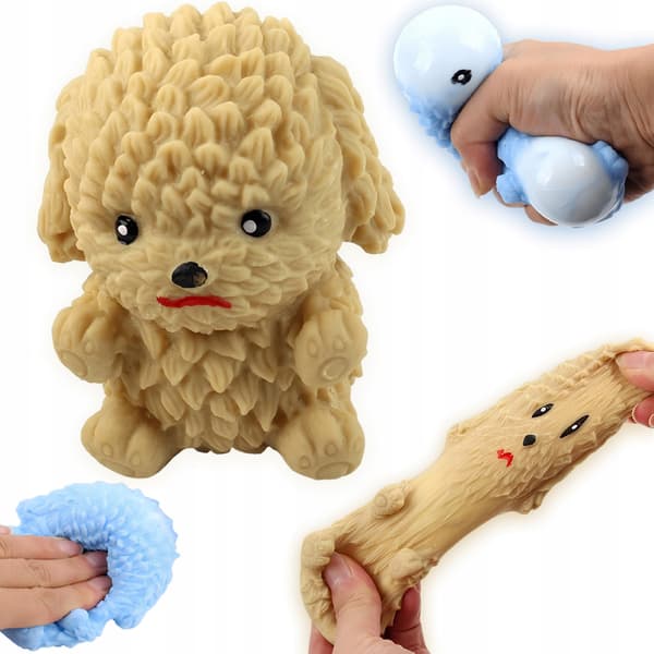 PREMIUM HUNDSQUISHY Anti-stress Squishy Soft Sensorisk VALP