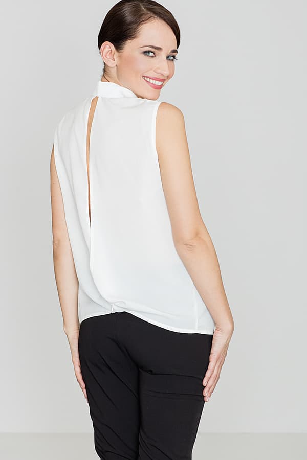 K363 bluse ecru størrelse L