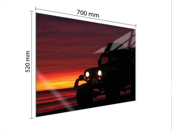 LASINEN SUOJALEVY LIEDELLE 70x52 AUTO