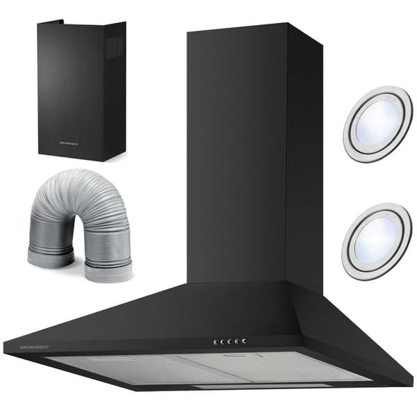 Berdsen BT-214 60 cm emhætte sort