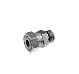 Suora liitin AB 13/16" ORFS /3/8" BSP