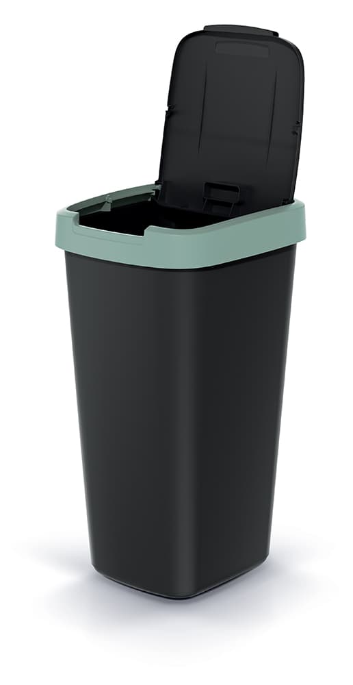 25L COMPACTA Q affaldsbeholder lysegrøn | Sort