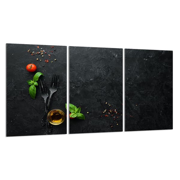 Skyddsplatta i glas för spis 3x30x52