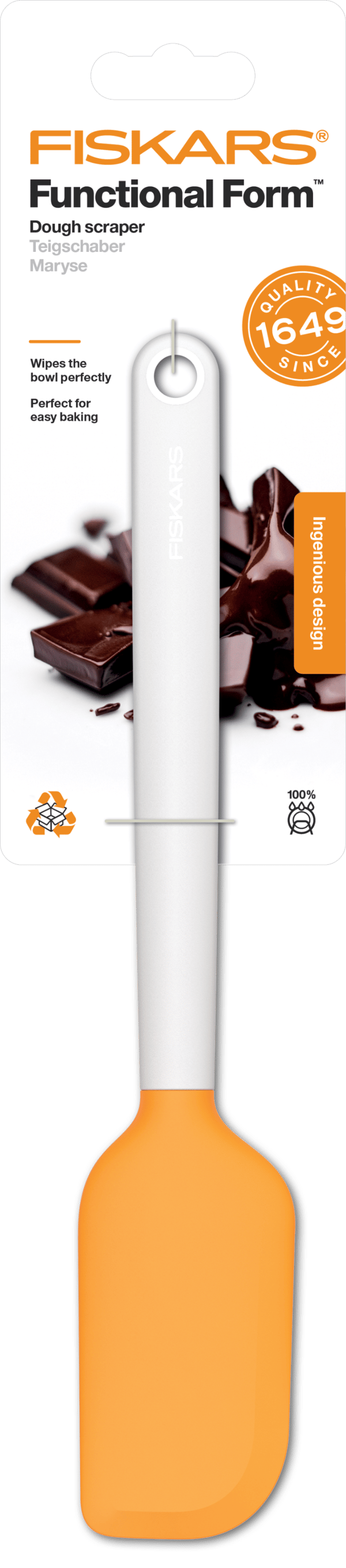 FISKARS FUNCTIONAL FORM Silikone spatel til kagecreme dejspatel