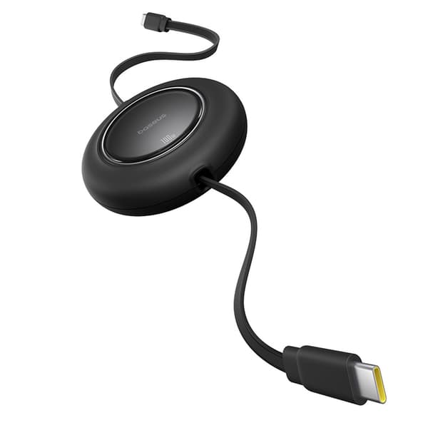 Udtrækkeligt USB-C-kabel 100W 2m - Sort