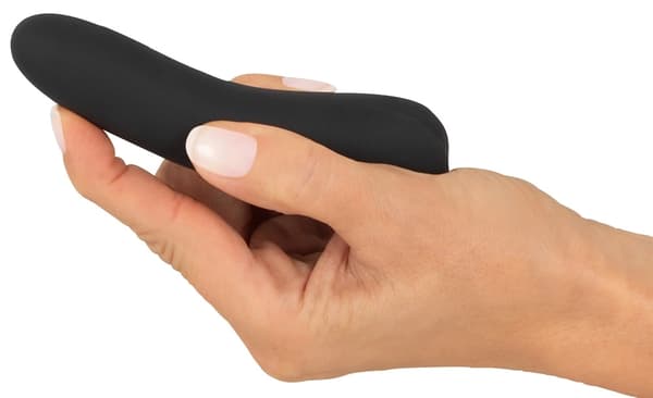 Sweet Smile Mini Vibrator Sort Silikone 12 cm