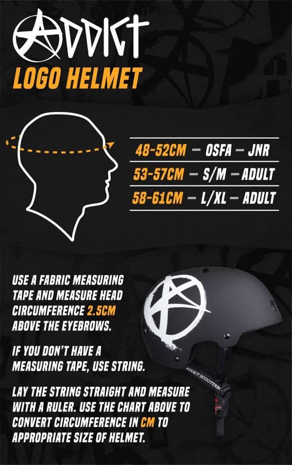 Addict Logo kask skøjte | Sort XXS/XS
