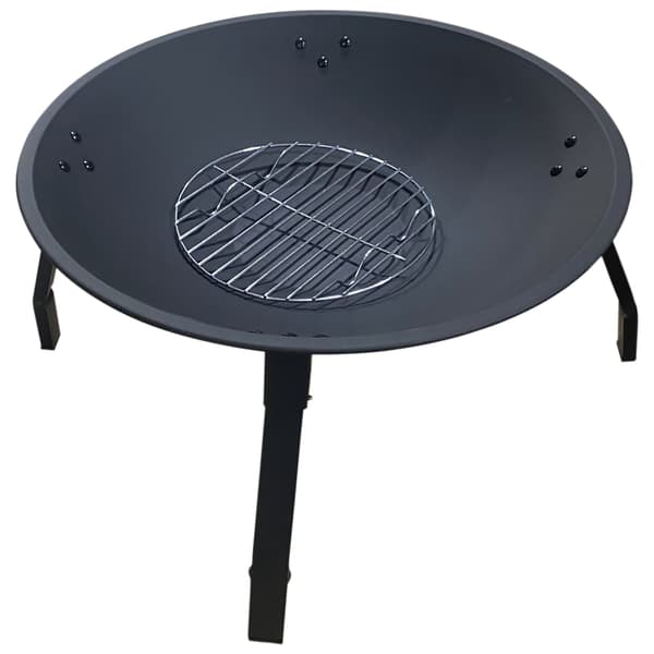 SORT HAVE ILDSPILER 55CM GRILL STÅL ILDSPILER SORT KEDEL