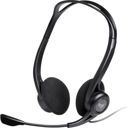 Logitech 960 -langalliset kuulokkeet, USB-A, musta