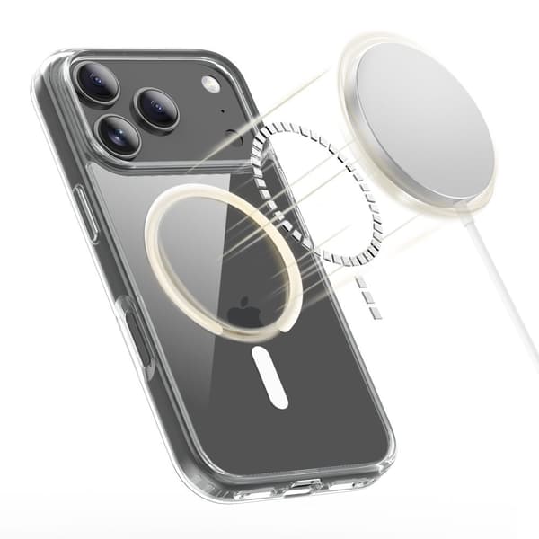 iPhone 17 Pro FlexAir Hybrid MagSafe -kotelo - läpinäkyvä