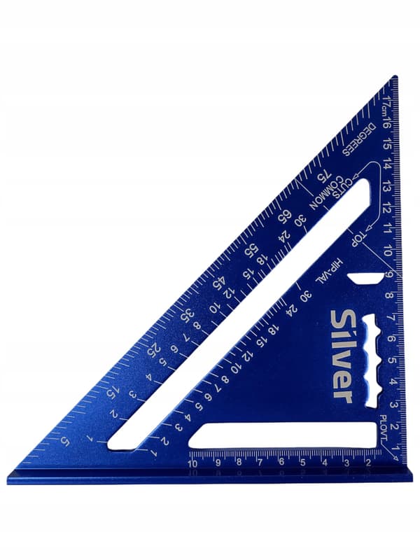 Silver Tools Aluminium Snickeri Vinkel 7" 185mm Metrisk
