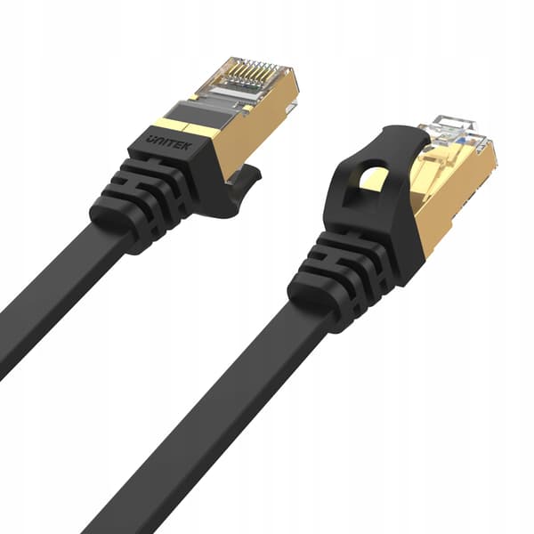 Patchkabel UNITEK C1897BK-5M fladt Ethernet Cat.7, 5m